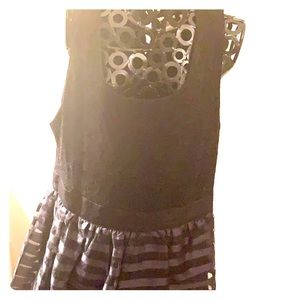 A fun, black mini dress for any occasion